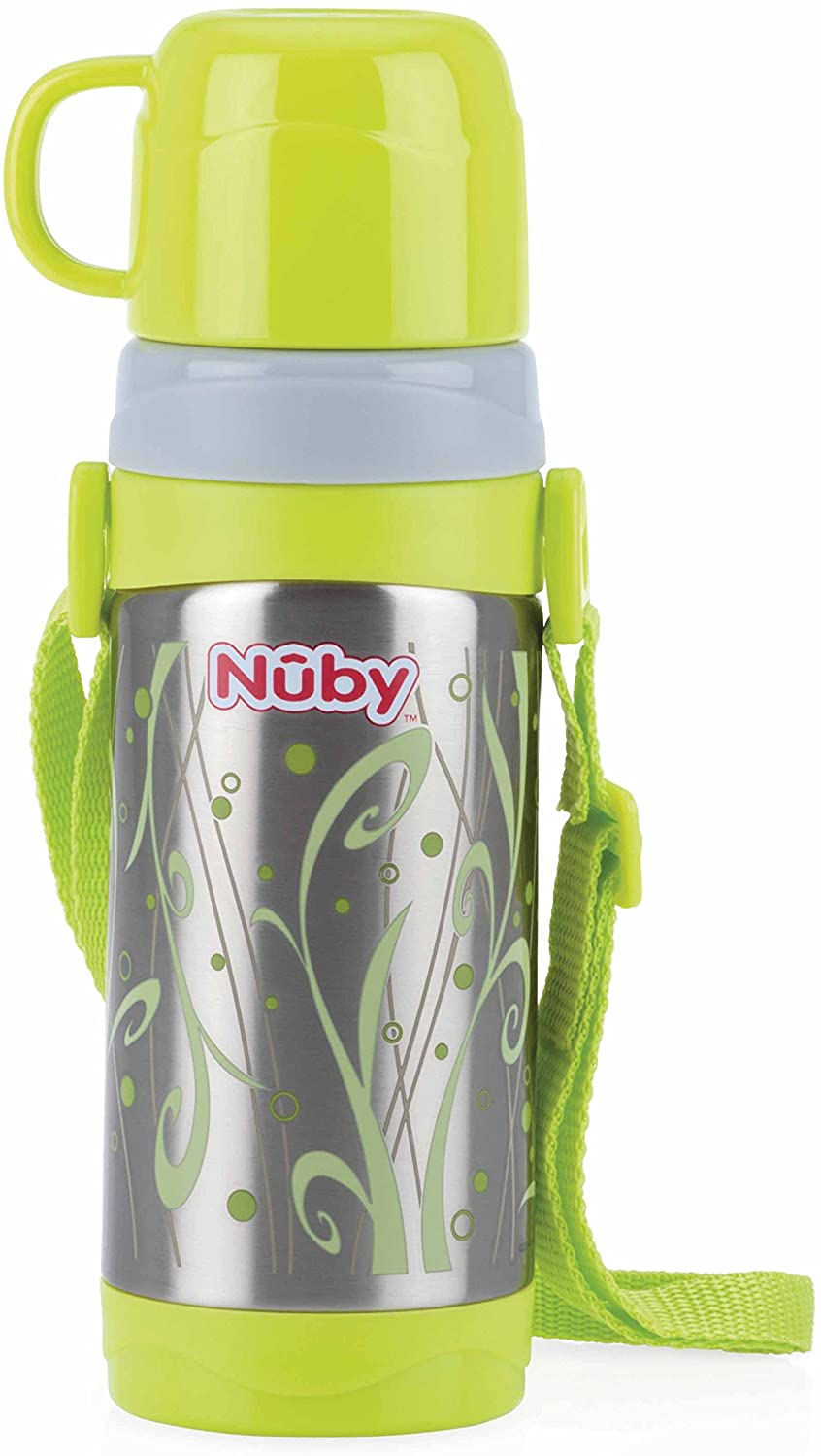 Nuby Insulated Stainless Steel Thermos Flask 4 Years RRP £19.99 CLEARANCE XL £12.99